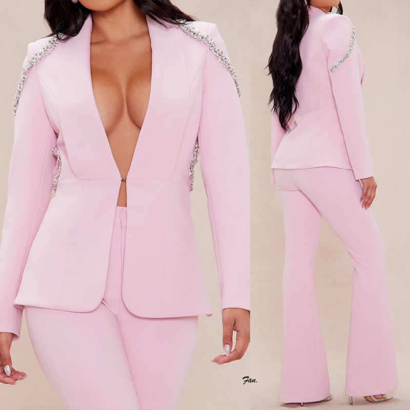 Women Formal Wear For Graduation - 2 Pieces Candy Color Women Fashion