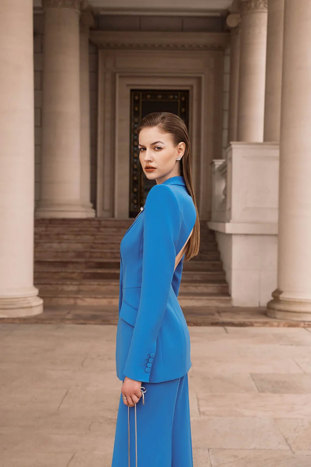 Sexy Open Back Women Blazer Su - Women Formal Wear For Graduation avis et prix