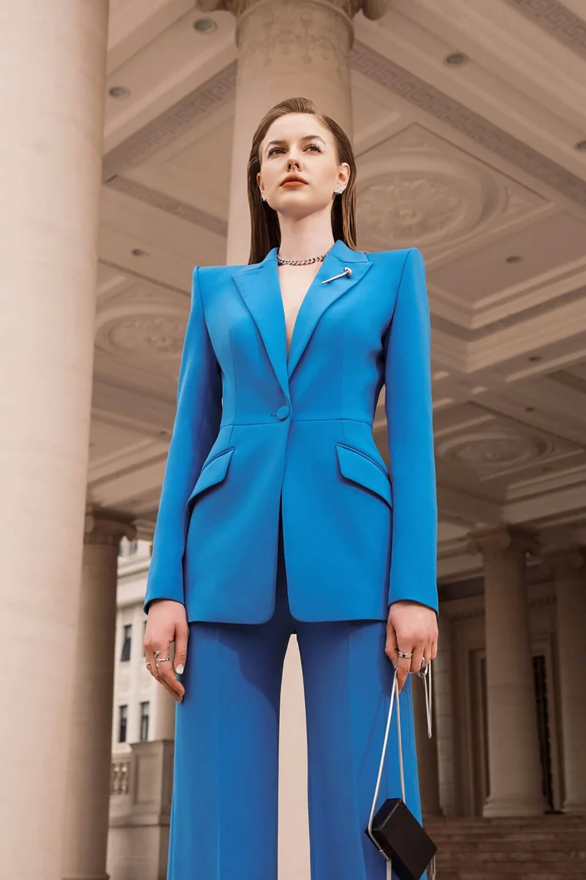 Sexy Open Back Women Blazer Su - Women Formal Wear For Graduation avis et prix