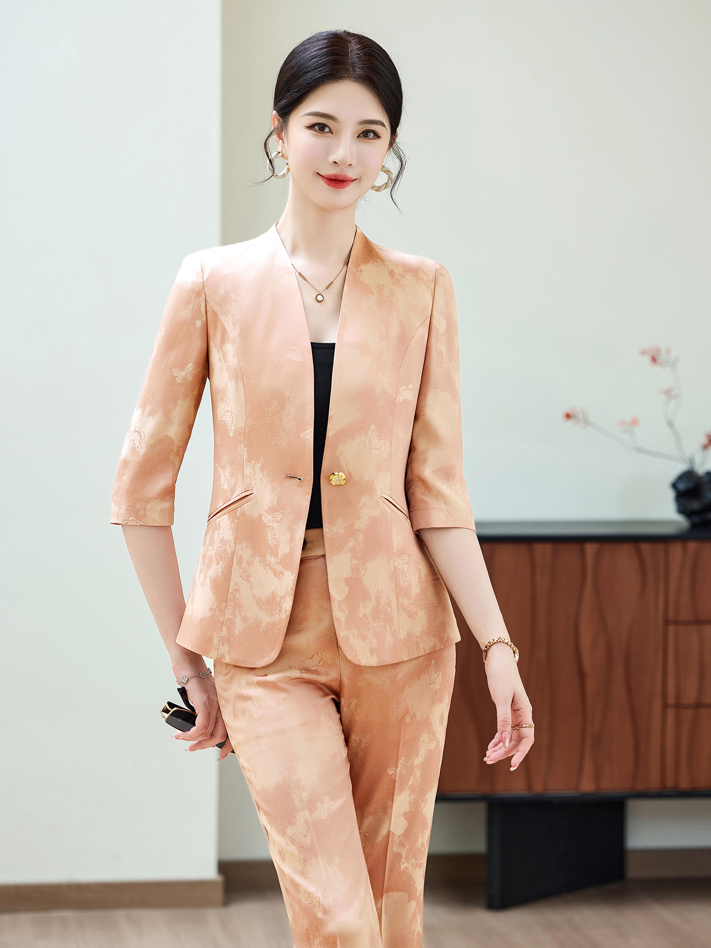 Fashion Office Ladies Blazer a - Women Formal Wear Trousers avis et prix