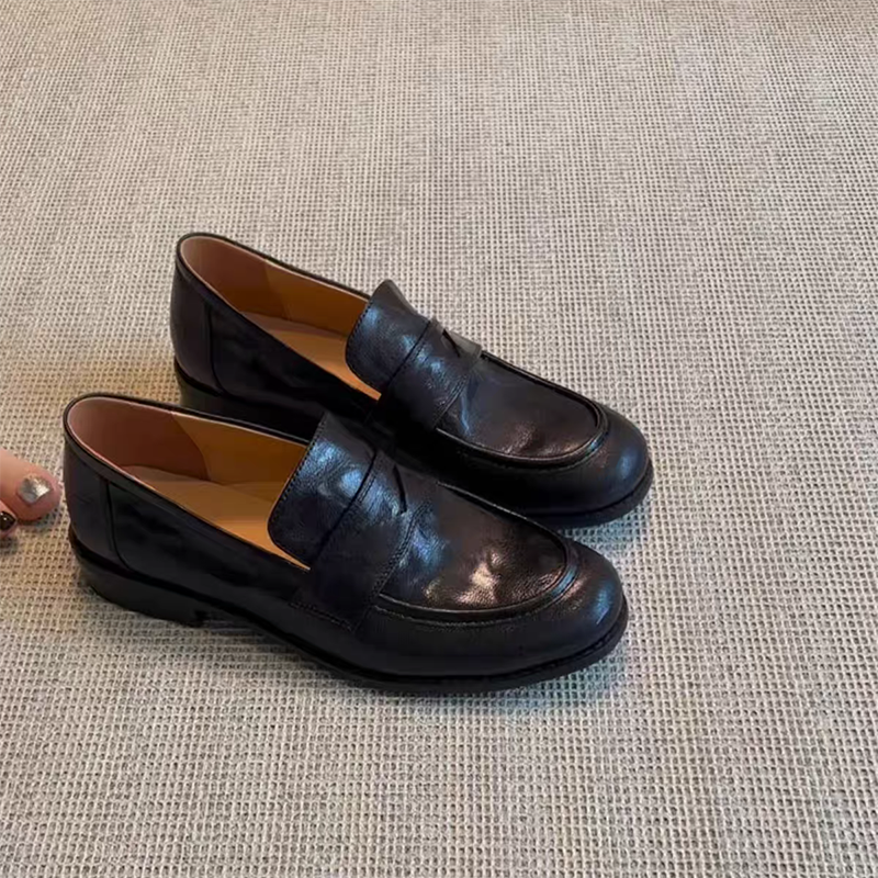 Womens Genuine Leather Loafers - Formal Women Daily Wear Footwear avis et prix