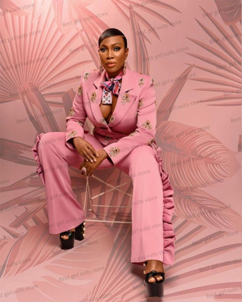 Pink Wedding Women Suit Set Bl - Women'S Formal Wear For Wedding Guest avis et prix