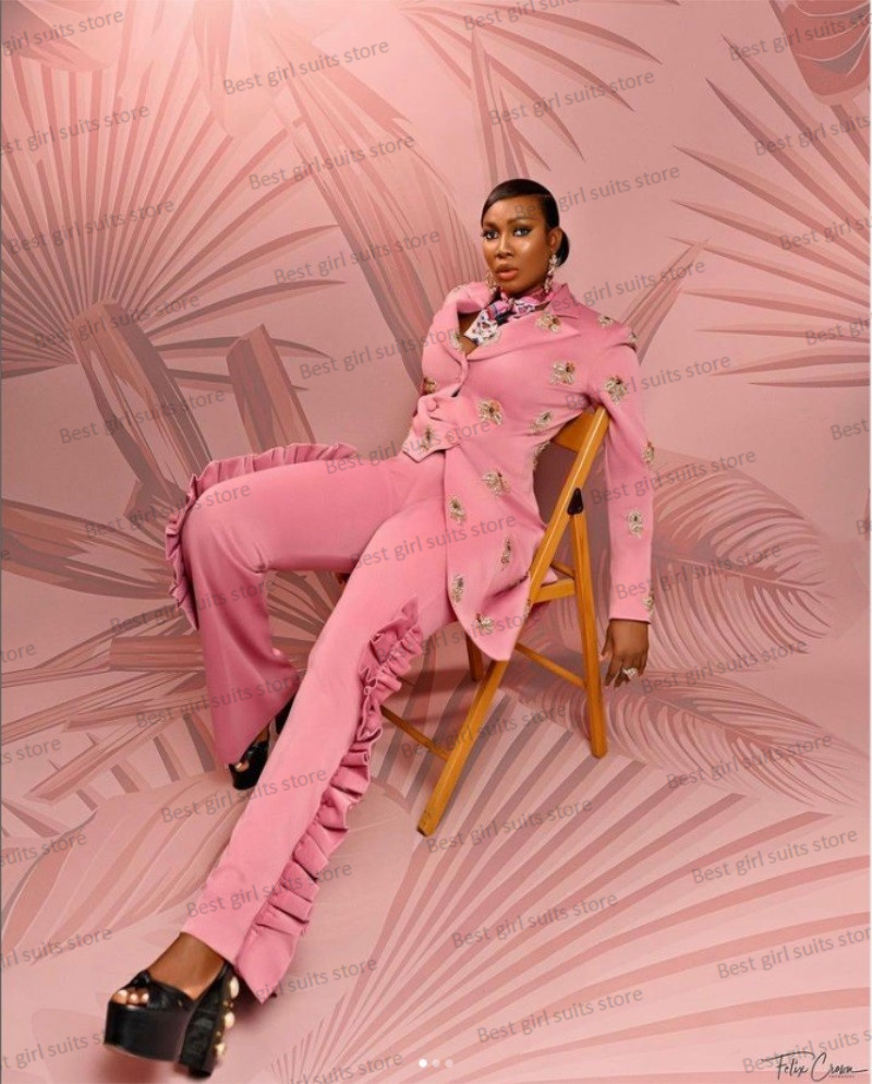 Pink Wedding Women Suit Set Bl - Women'S Formal Wear For Wedding Guest avis et prix