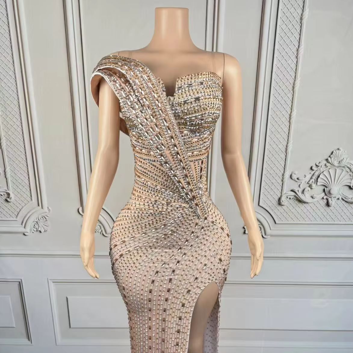 Xiangbin Sparkly Crystals Form - Women Formal Wear For Graduation avis et prix