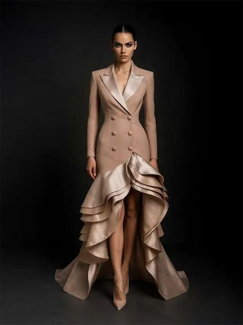 Champagne Women Suits 1 Piece  - Women'S Formal Wear For A Wedding avis et prix