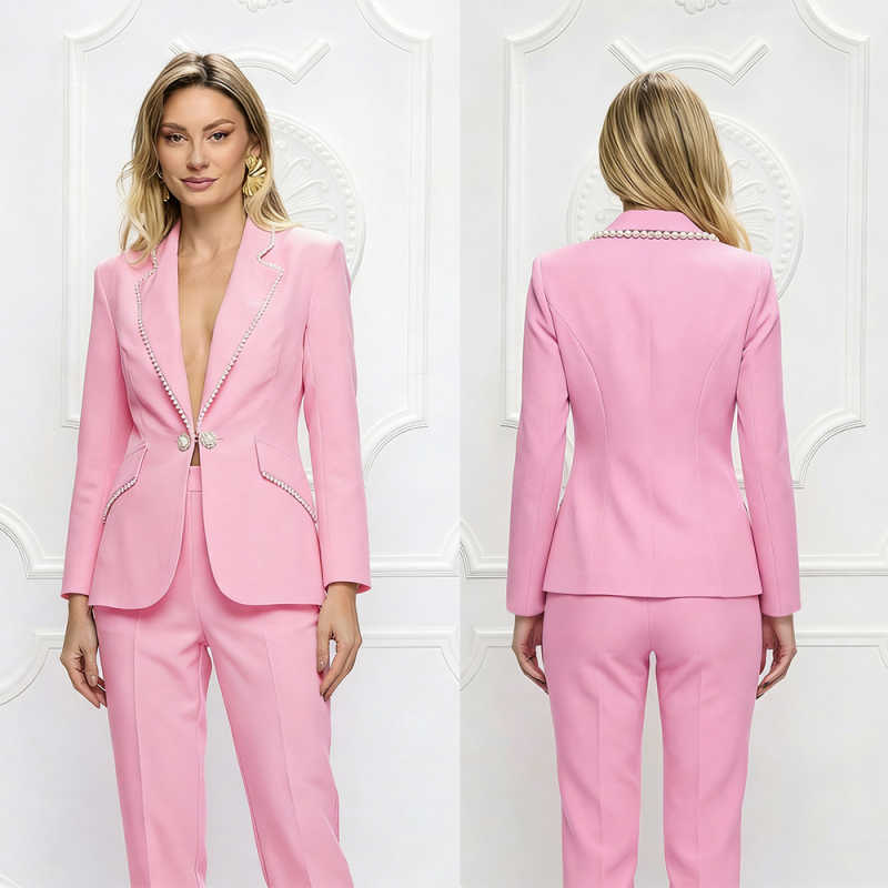 Fashion Show Women Blazer Sets - Women Formal Wear For Graduation avis et prix