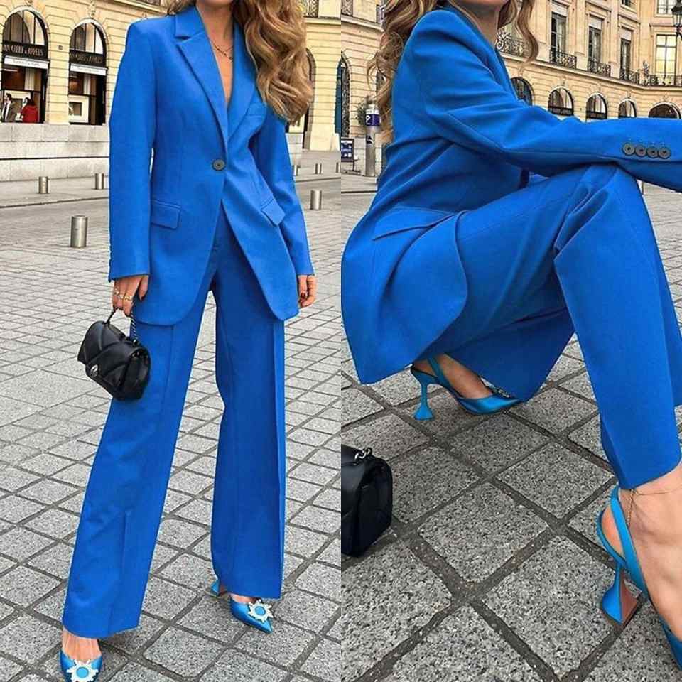 Street Style Women Blazer Sets - Women Formal Wear For Graduation avis et prix