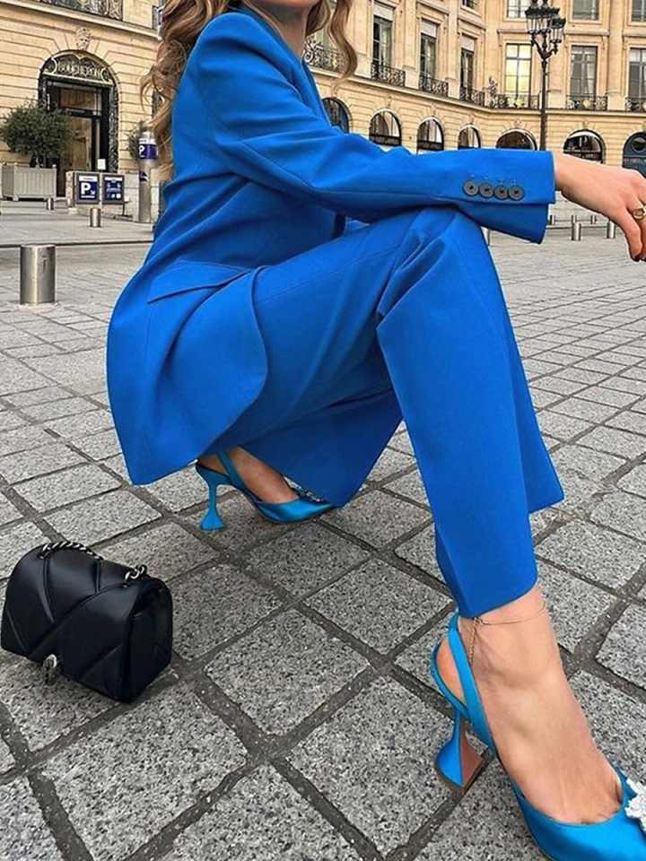 Street Style Women Blazer Sets - Women Formal Wear For Graduation avis et prix