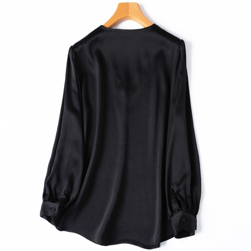 Women Silk Blouse 93% Mulberry - Silk Blouse Button avis et prix