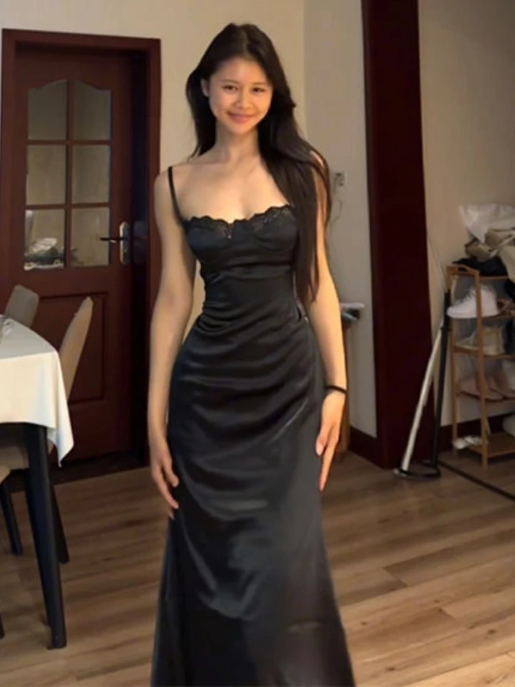 Black Strap Elegant Dress Wome - Women Formal Wear Look avis et prix