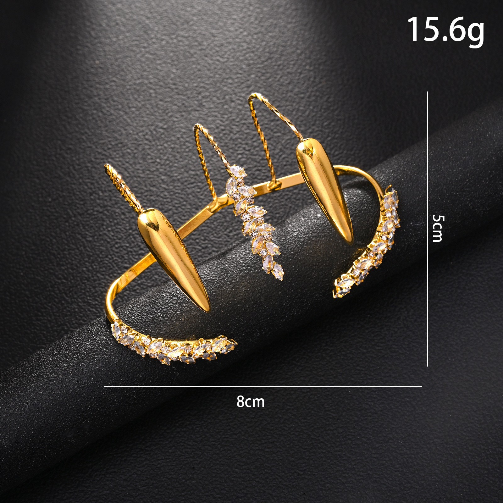 Edgy Wheat-Shape Crystal Open  - Women Formal Wear Look avis et prix