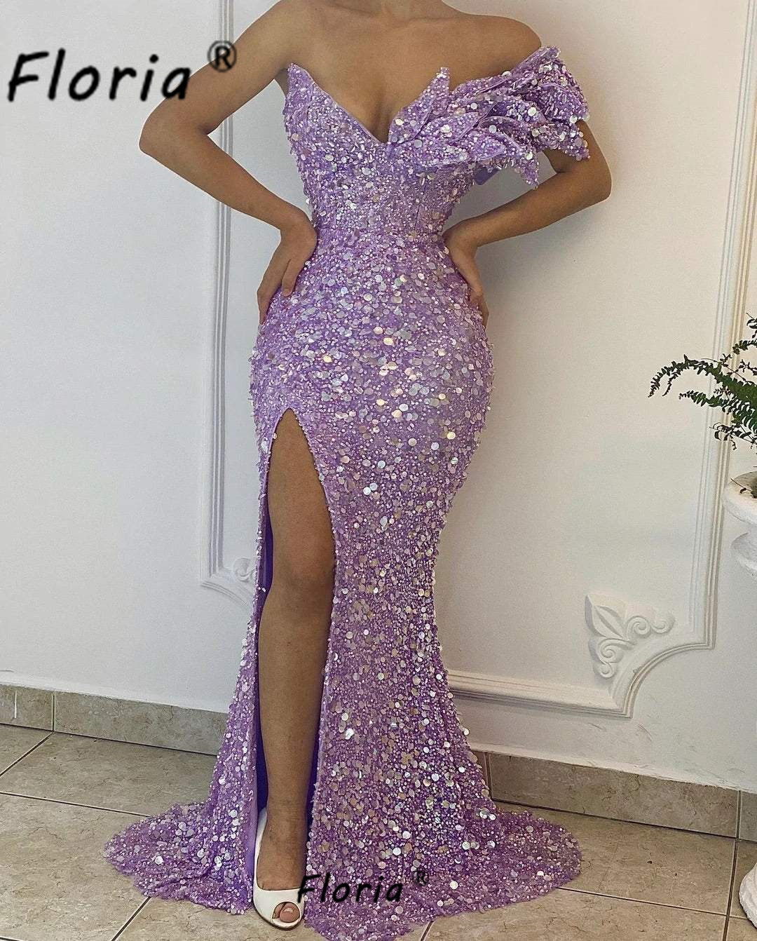 Customized Light Purple Prom D - Women'S Formal Wear For Wedding Guest avis et prix