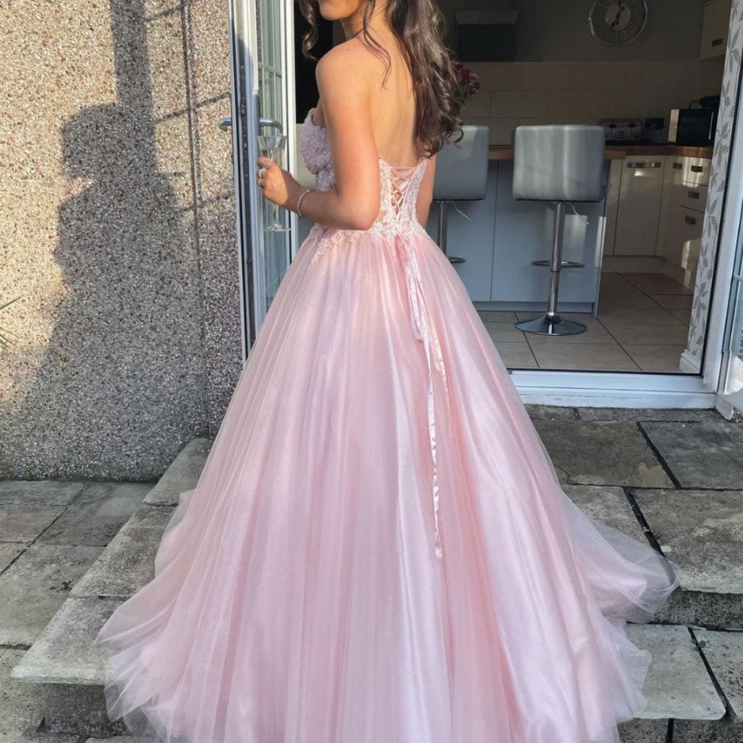 Bella Customized Pink Straples - Women Formal Wear For Graduation avis et prix