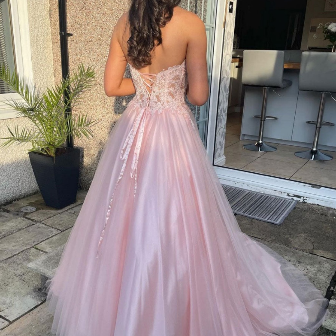 Bella Customized Pink Straples - Women Formal Wear For Graduation avis et prix