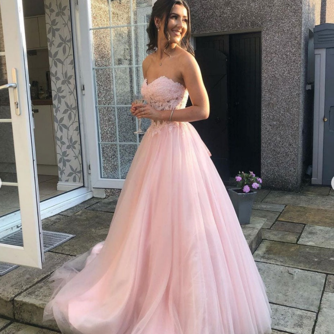 Bella Customized Pink Straples - Women Formal Wear For Graduation avis et prix
