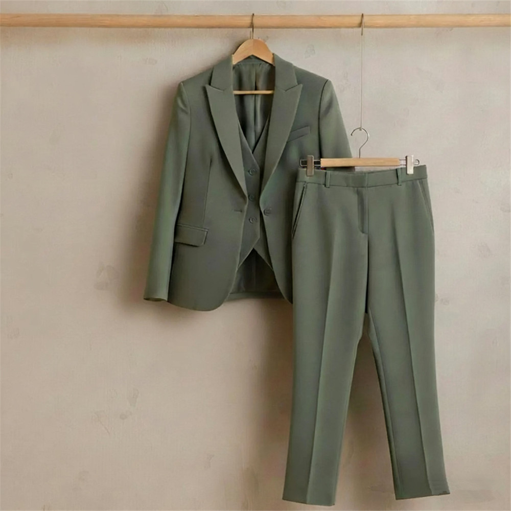 New Sage Green Women's Suit 3  - Women Formal Wear Trousers avis et prix