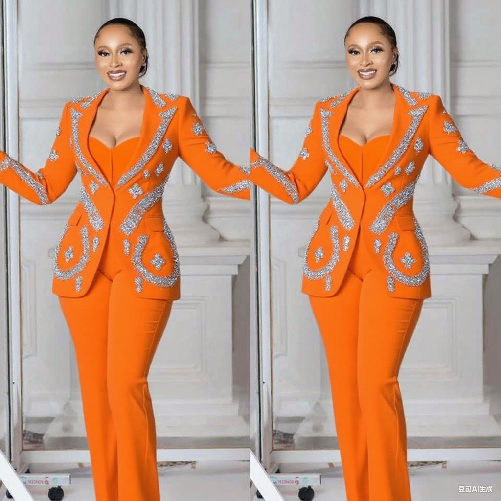 Luxury Women Pants Suits 2 Pcs - Women'S Formal Wear For Wedding Guest avis et prix