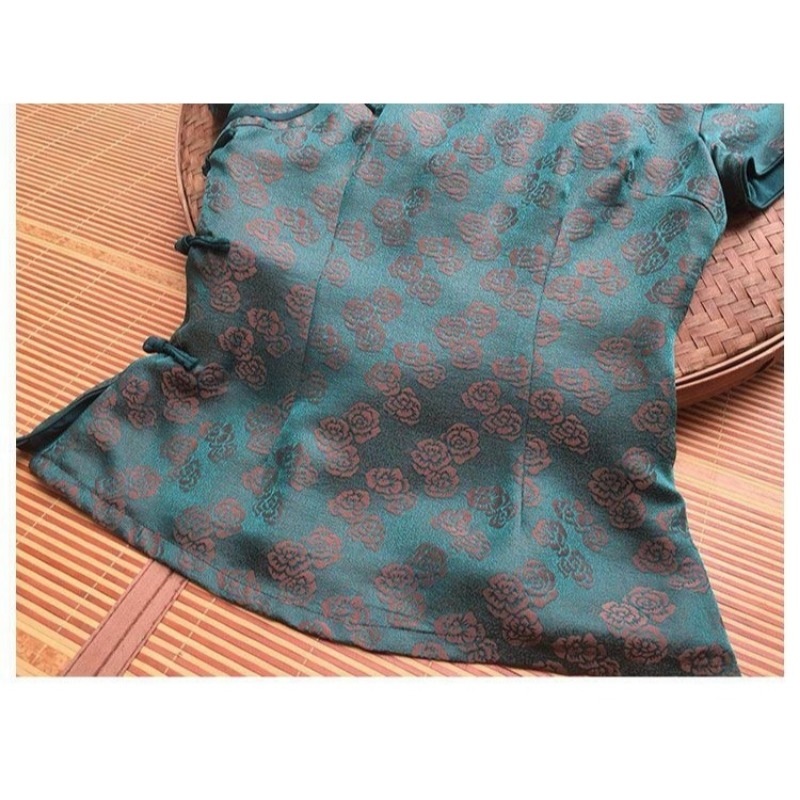 Chinese Style Chiffon Shirt St - Silk Blouse Button avis et prix