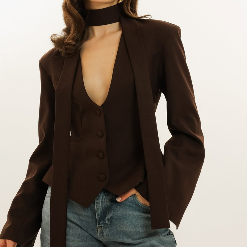 Autumn Women Suit 1 Piece Shor - Women'S Formal Wear For Wedding Guest avis et prix