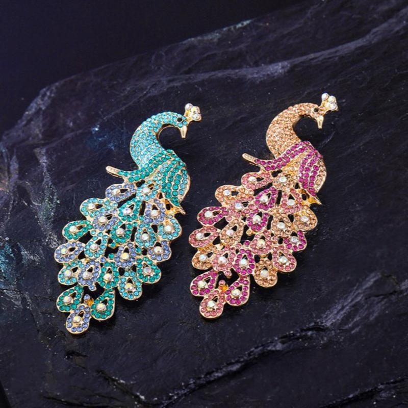 Unique Peacock Brooch Pin For  - Women Formal Wear Look avis et prix