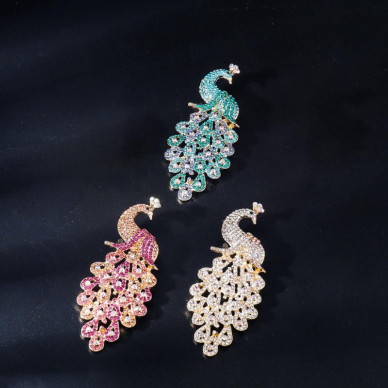 Unique Peacock Brooch Pin For  - Women Formal Wear Look avis et prix