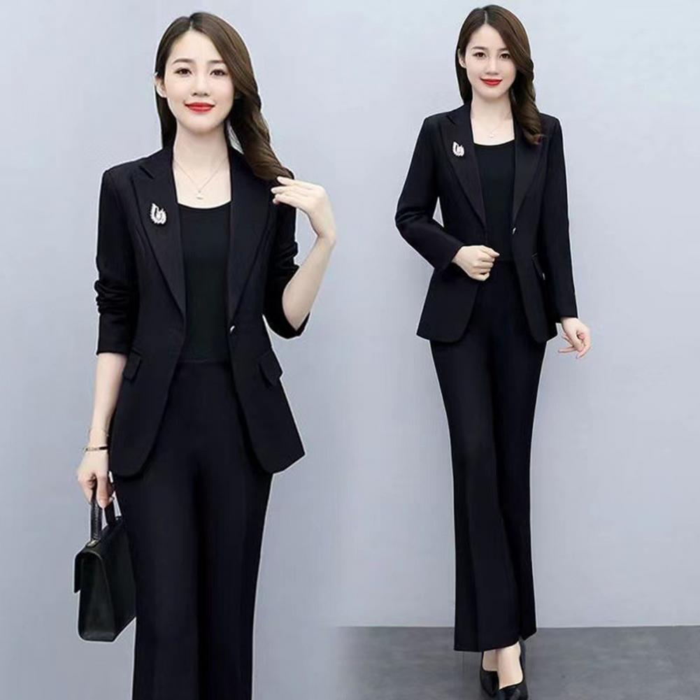 2 Pcs/Set Lady Formal Coat Pan - Women Formal Wear Trousers avis et prix